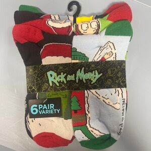 Men's Cartoon Socks 6-Pack